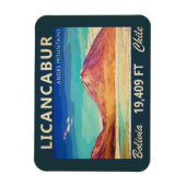 Licancabur South America  Magneet (Verticaal)