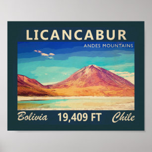 Licancabur South America  Poster