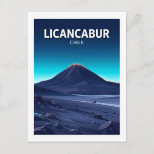 Licancabur-vulkaan, Atacama-woestijn, Chili Cadeau Briefkaart