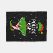 Lice Elf Christmas Family Girls Women Elf Squad Xm Fleece Deken (Voorkant (Horizontaal))