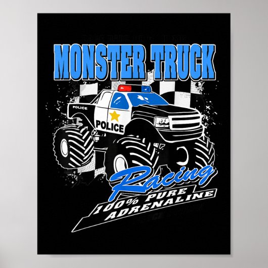 Lice Monster Truck  Poster (Voorkant)