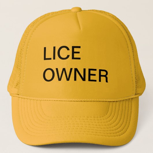 Lice Owner Trucker Hat Pet (Voorkant)