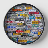 License Plate clock (Voorkant)