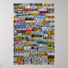 License Plate poster
