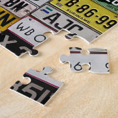License Plate puzzle Legpuzzel (Zijkant)