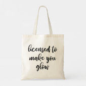 Licensed Esthetician Tote Bag (Achterkant)