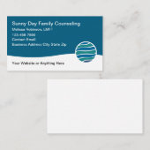 Licensed Family Counseling Service Visitekaartje (Voorkant / Achterkant)