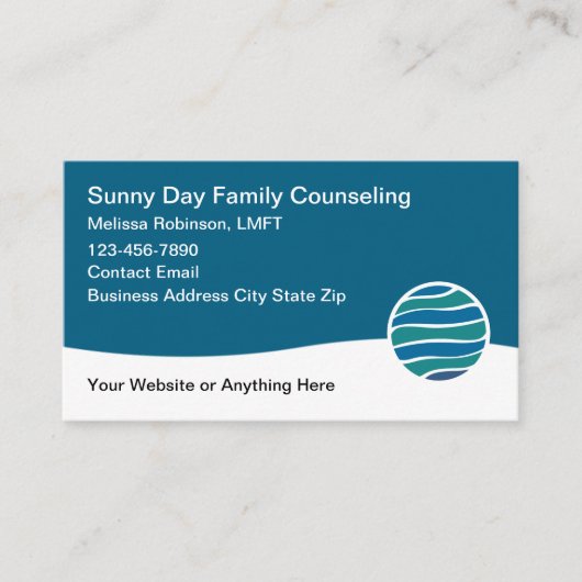 Licensed Family Counseling Service Visitekaartje (Voorkant)