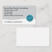 Licensed Family Counseling Service Visitekaartje (Voorkant / Achterkant)