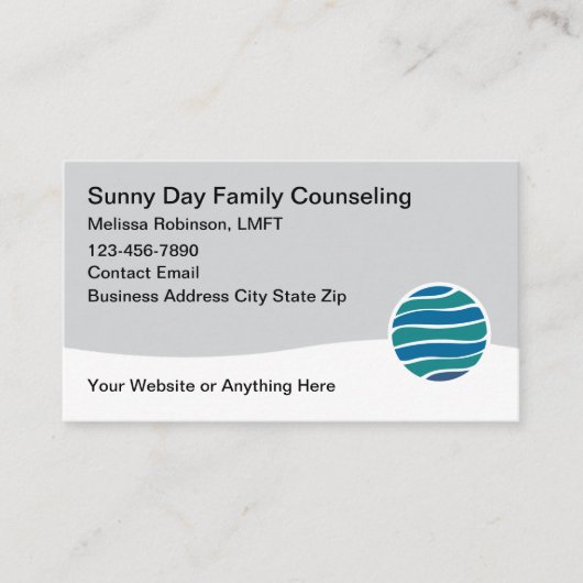 Licensed Family Counseling Service Visitekaartje (Voorkant)
