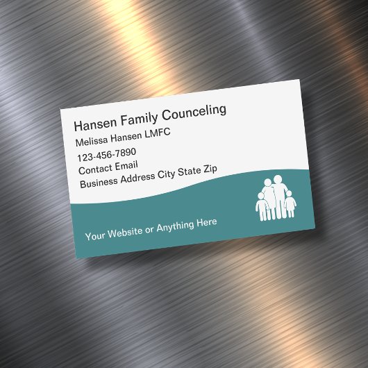 Licensed Family Counselor Mental Health Magnetisch Visitekaartje