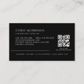 Licensed HVAC Specialist QR Code  Visitekaartje (Achterkant)