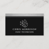 Licensed HVAC Specialist QR Code  Visitekaartje (Voorkant)