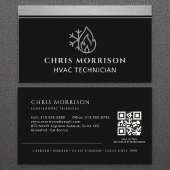 Licensed HVAC Specialist QR Code  Visitekaartje
