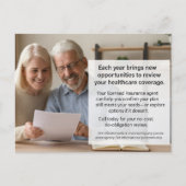 Licensed Insurance Agent Marketing Postcard – 2026 Feestdagenkaart (Voorkant)