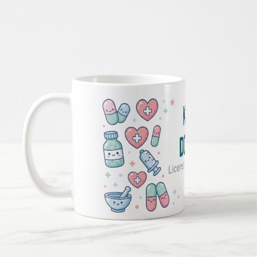 Licensed Pharmacist Personalized Mug | Cute Pharma Koffiemok (Links)