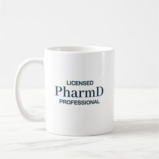 Licensed PharmD Professional Personalized Koffiemok (Links)
