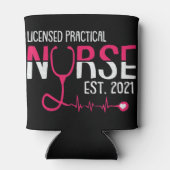 Licensed Practical Nurse Est LPN LVN Grad Student Blikjeskoeler (Achterkant)