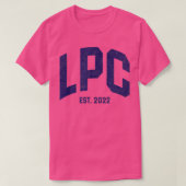 Licensed Professional Counselor LPC Afstuderen 202 T-shirt (Design voorkant)