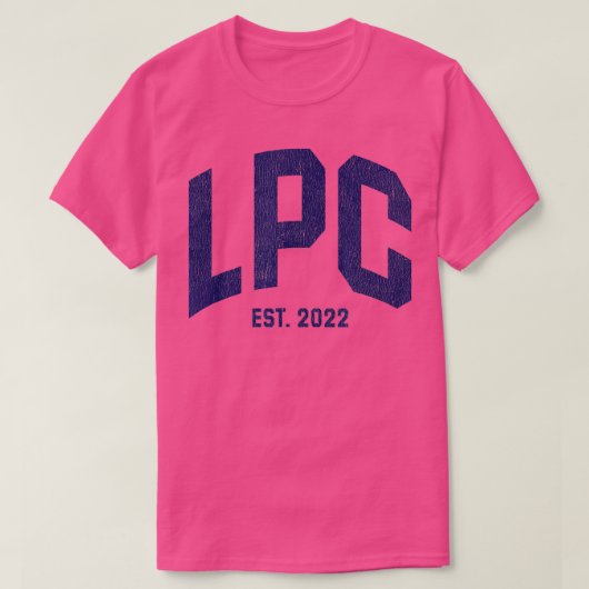 Licensed Professional Counselor LPC Afstuderen 202 T-shirt (Design voorkant)