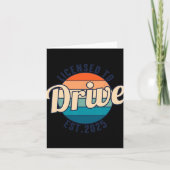 Licensed To Drive New Drivers License Est 2025  Kaart (Voorkant)