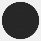 Licensed To Drive New Drivers License Est 2025 Ronde Sticker (Voorkant)