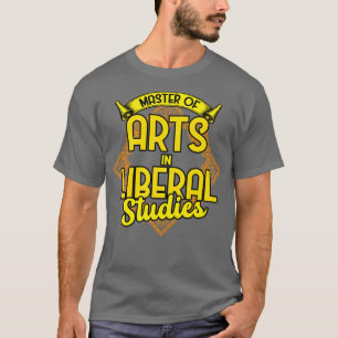 licentiaat in de letteren in de vrije wetenschappe t-shirt