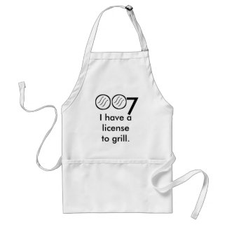 Licentie aan Grill BBQ Apron Standaard Schort