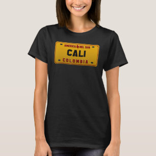 Licentie Bord Cali Colombia Hoofdstad Pachanguera T-shirt