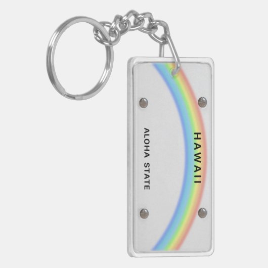 Licentie bord Hawaii sleutelhanger (Voorkant Links)