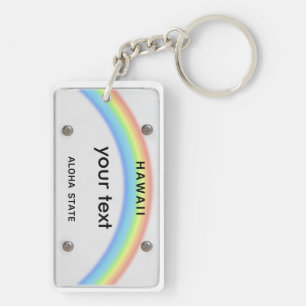 Licentie bord Hawaii sleutelhanger