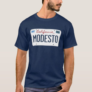 Licentie Bord Modesto California T Shirt