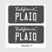 Licentie Bord Pset California Sticker (Vel)