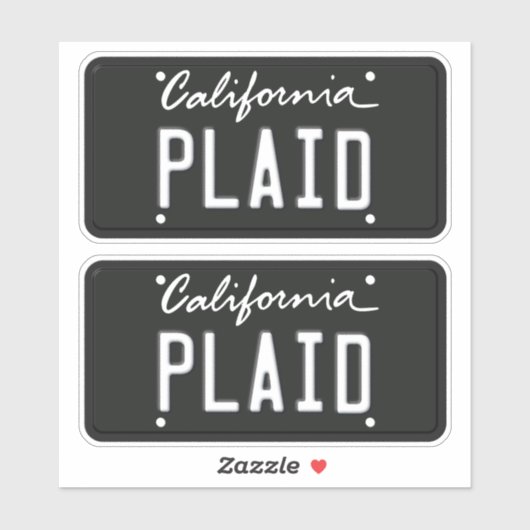 Licentie Bord Pset California Sticker (Vel)