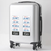 Licentie Borden California Set Sticker (Koffer)
