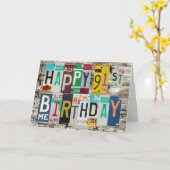 Licentie Borden Happy 91st Birthday Kaart (Gele Bloem)