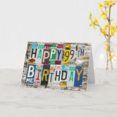 Licentie Borden Happy 99th Birthday Card Kaart (Gele Bloem)