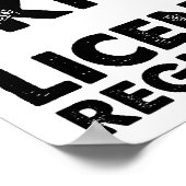 Licentie- en registratiefinanciering Poster (Hoek)