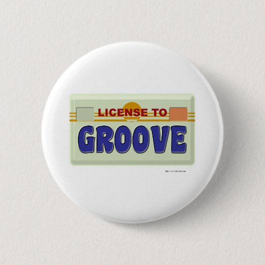 Licentie om het ontwerp van de Fun Logo Party te g Ronde Button 5,7 Cm (Voorkant)