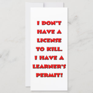 Licentie om tekst te doden