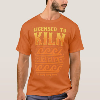 Licentie verleend aan Kiln Pottery Ceramics Clay A T-shirt