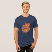 Licentie voor Grill - Bold Flame On, Chef T-shirt (Voorkant volledig)