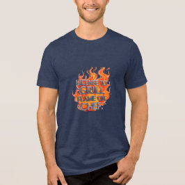 Licentie voor Grill - Bold Flame On, Chef T-shirt