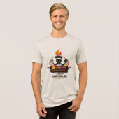 Licentie voor Grill - Flame On, Chef T-shirt (Voorkant volledig)