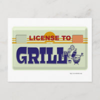 Licentie voor Grill Fun BBQ Style Slogan