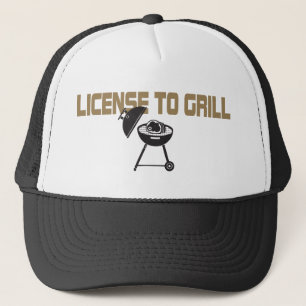 Licentie voor grill trucker pet