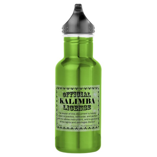Licentie voor Kalimba Waterfles (Rechts)