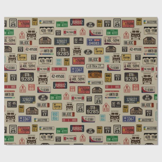 Licentiebord Cadeaupapier (Vlak)