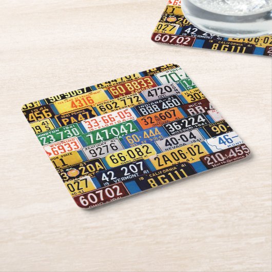 LicentieBorden van H. Wilson Smith Kartonnen Onderzetters (Schuin)