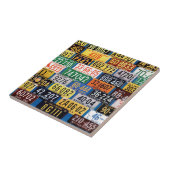 LicentieBorden van H. Wilson Smith Tegeltje (Zijkant)